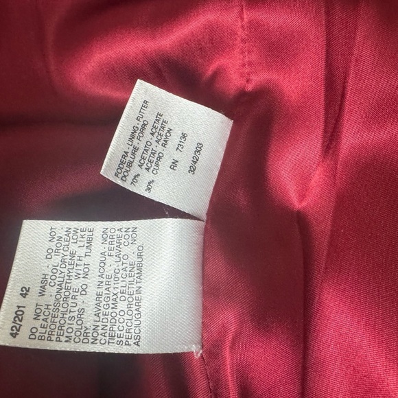 MaxMara Red Wool Coat - Picture 16 of 16